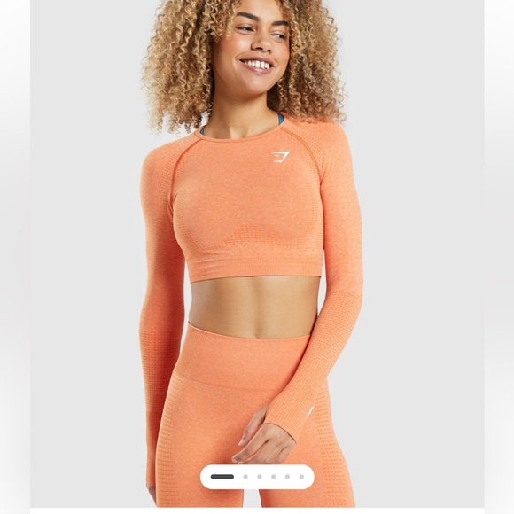 Gymshark Vibrant Orange Athletic Set - Picture 3 of 7